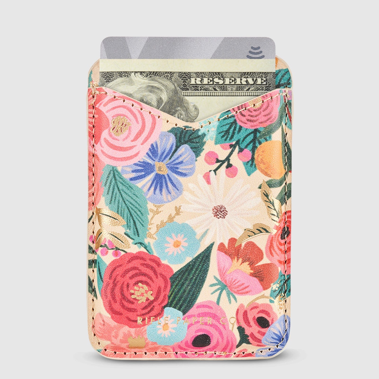 Rifle Paper Co. MagSafe Wallet (Garden Party Blush)