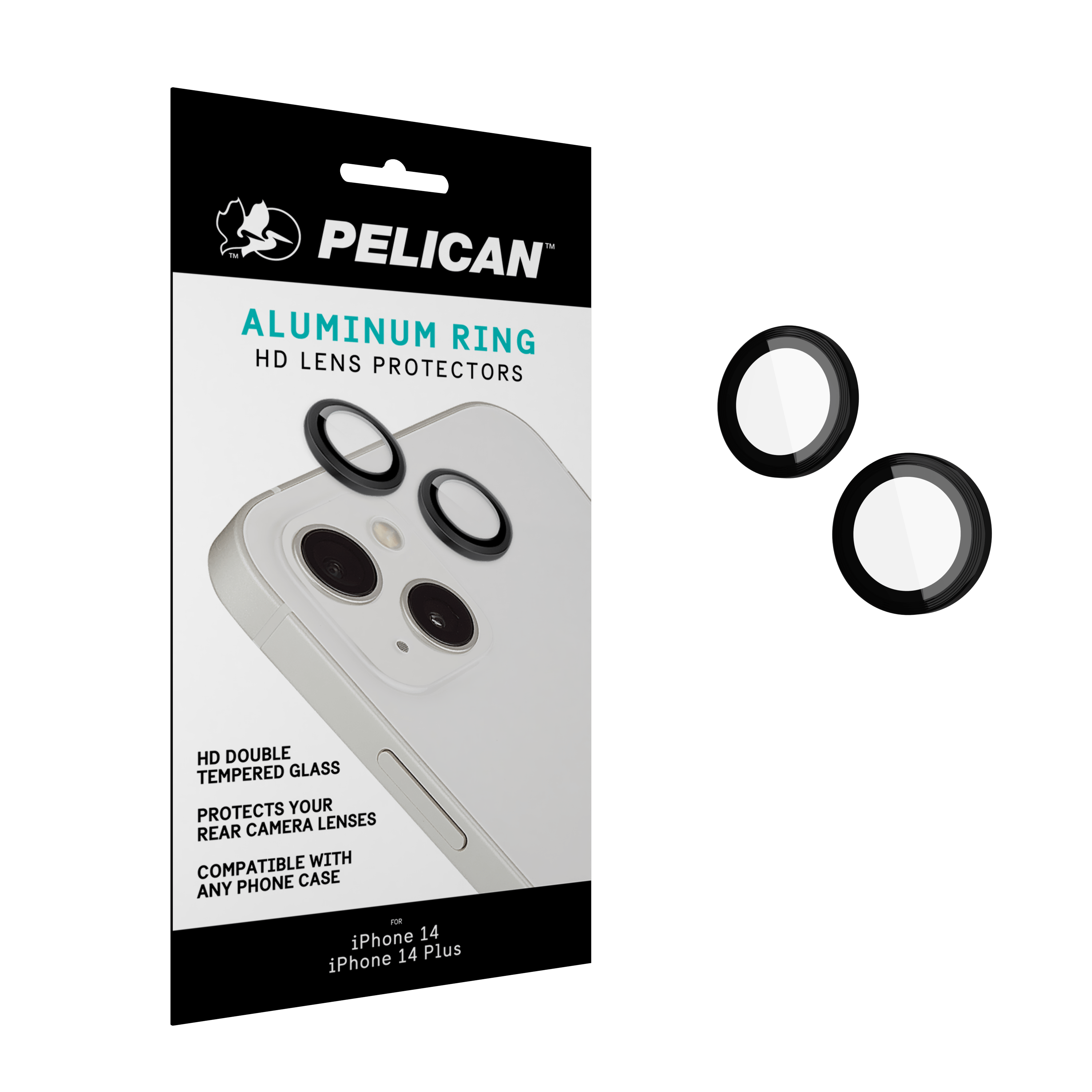 Pelican Lens Protector Rings (Aluminum) - iPhone 14 / 14 Plus