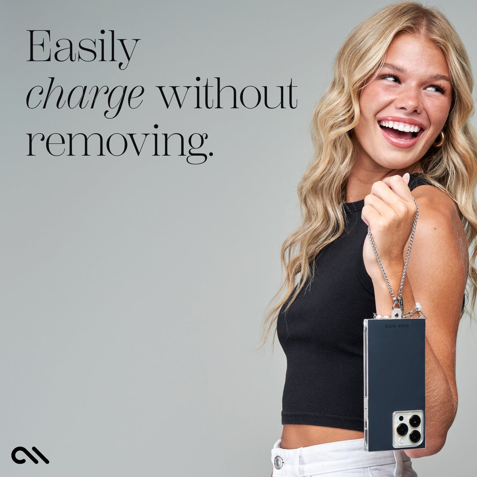 EASILY CHARGE WITHOUT REMOVING