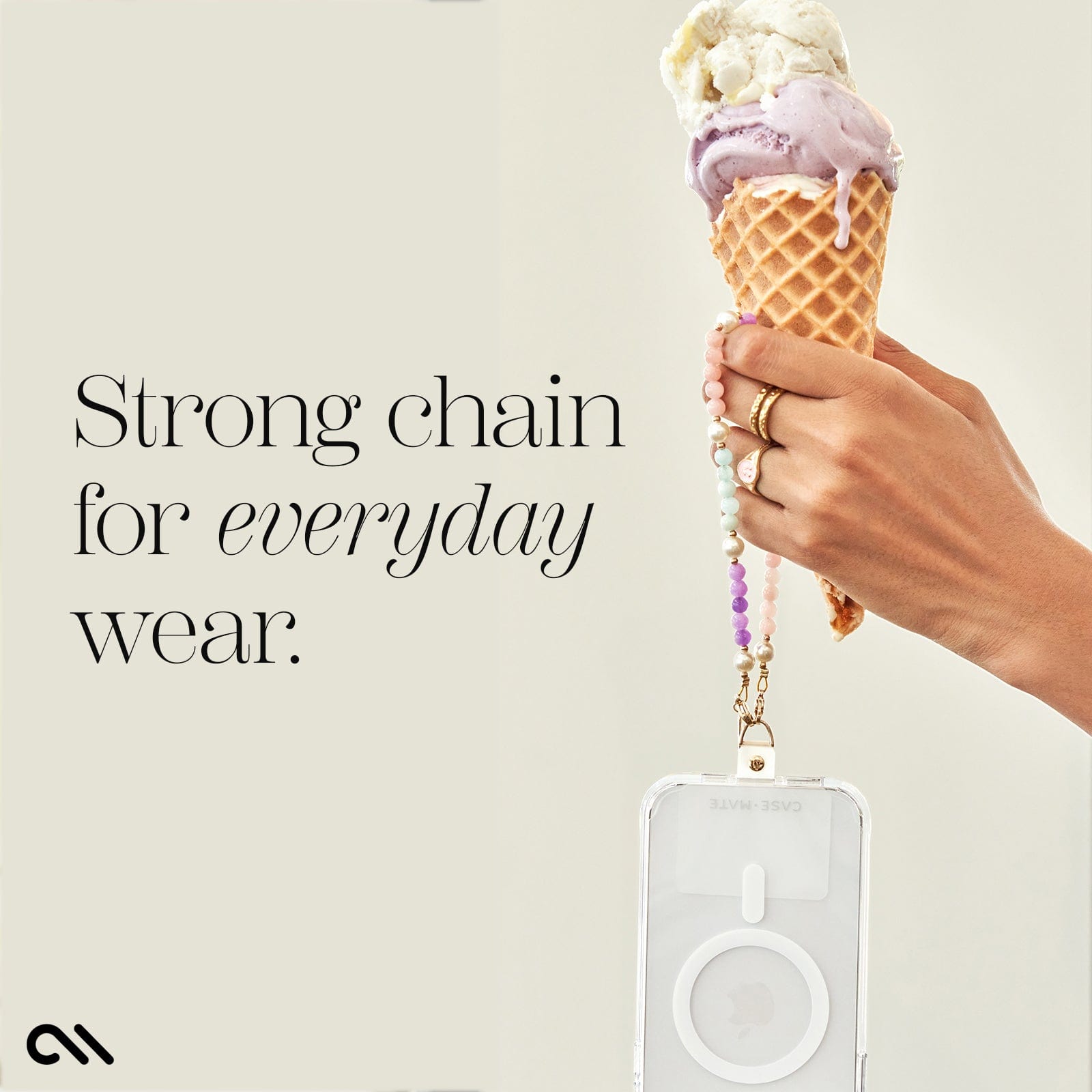 STRONG CHAIN FOR EVERYDAY WEAR.