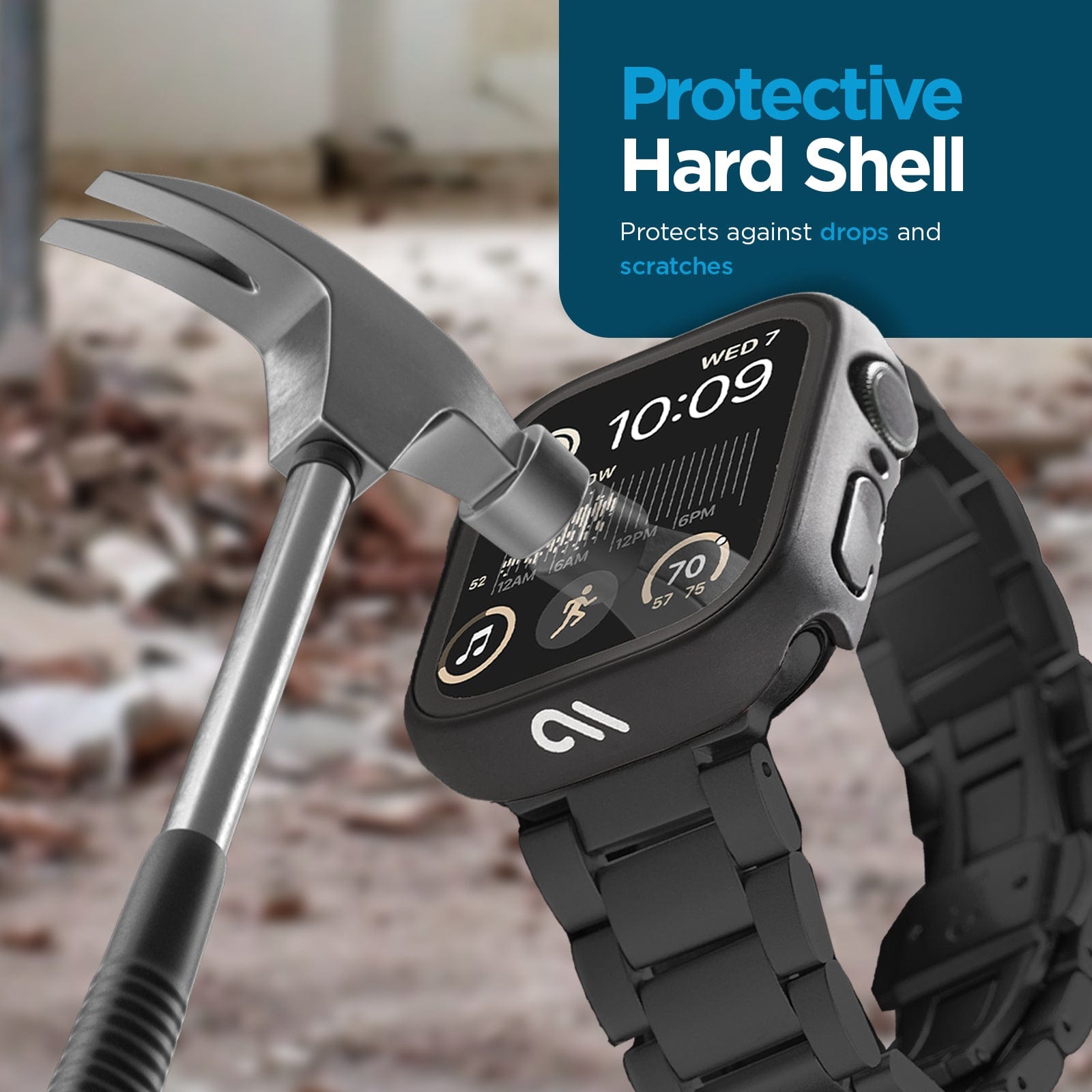 PROTECTIVE HARDSELL PROTECTS AGAINST DROPS AND SCRATCHES