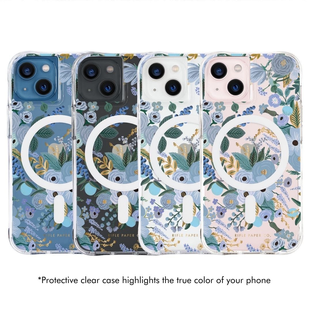 *Protective clear case highlights the true color of your phone. color::Garden Party Blue