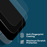 Features Anti-Fingerprint Coating, Maximum Scratch Protection. color::Clear