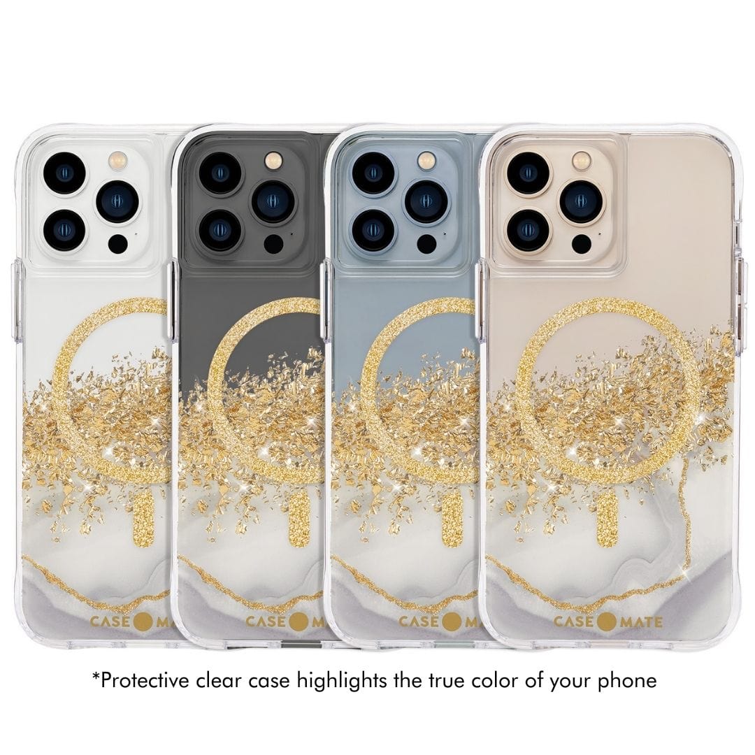 *PROTECTIVE CLEAR CASE HIGHLIGHTS THE TRUE COLOR OF YOUR PHONE. COLOR::KARAT MARBLE