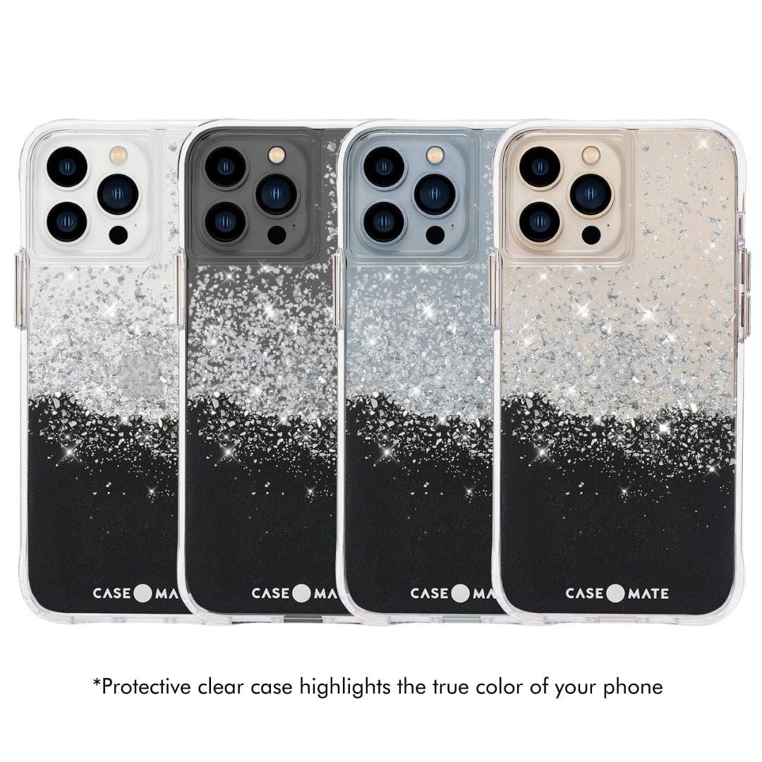 *PROTECTIVE CLEAR CASE HIGHLIGHTS THE TRUE COLOR OF YOUR PHONE. COLOR::KARAT ONYX