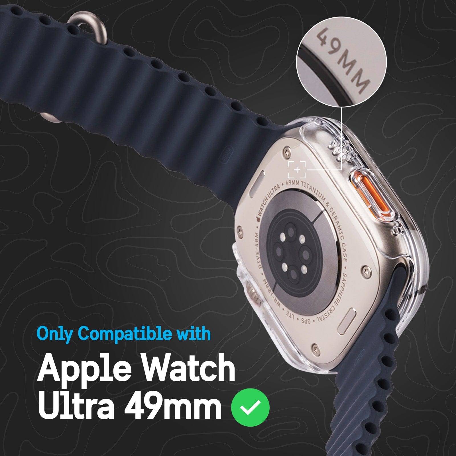 Only compatible with Apple Watch Ultra 49mm