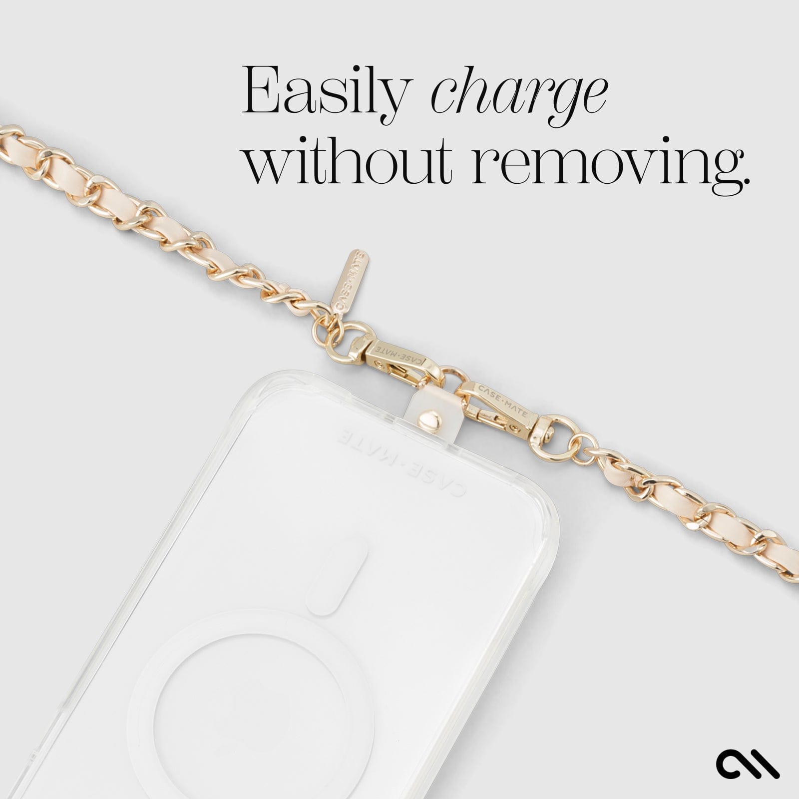 EASILY CHARGE WITHOUT REMOVING