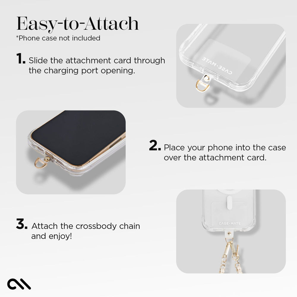 Gold Chain/Tan Leather Phone Crossbody Gold Chain/Tan Leather Phone Crossbody