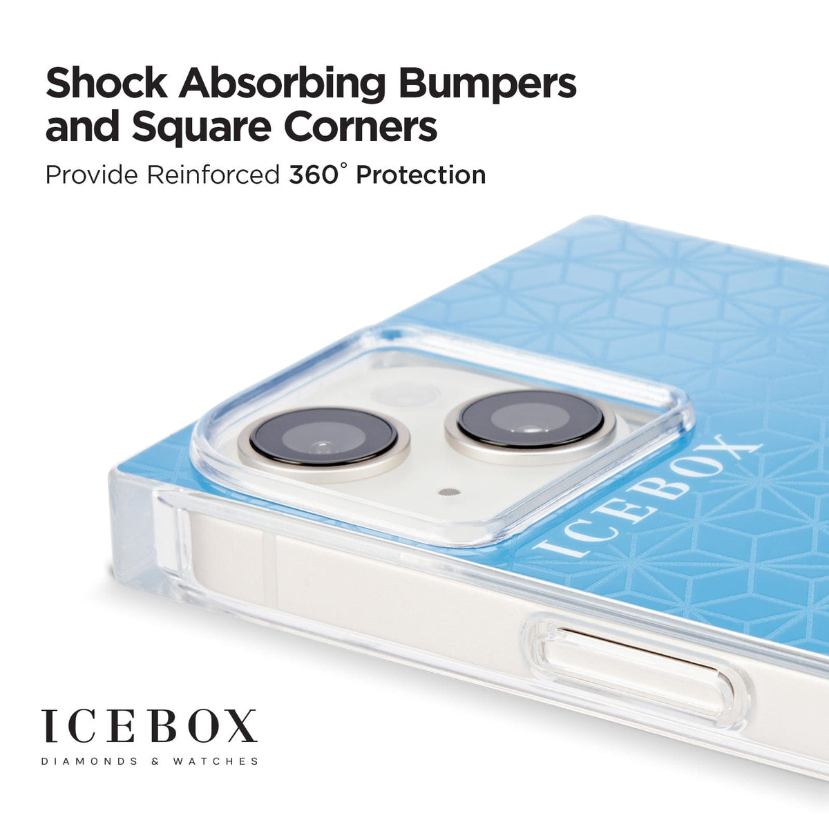 Icebox Facet Blue Gold (MagSafe) iPhone 14 Plus