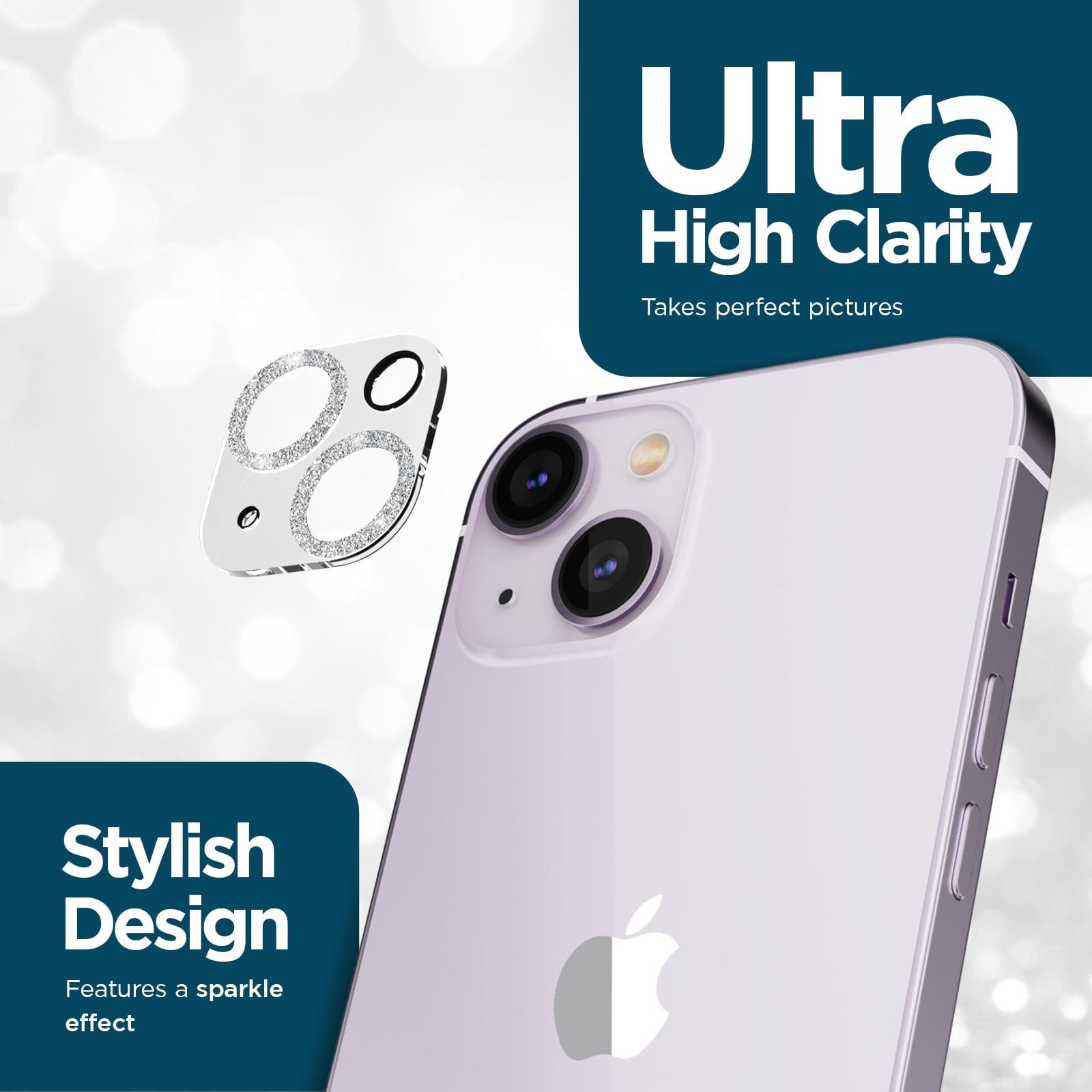 ULTRA HIGH CLARITY - TAKES PERFECT PICTURES. STYLISH DEISN FEATURES A SPARKLE EFFECT