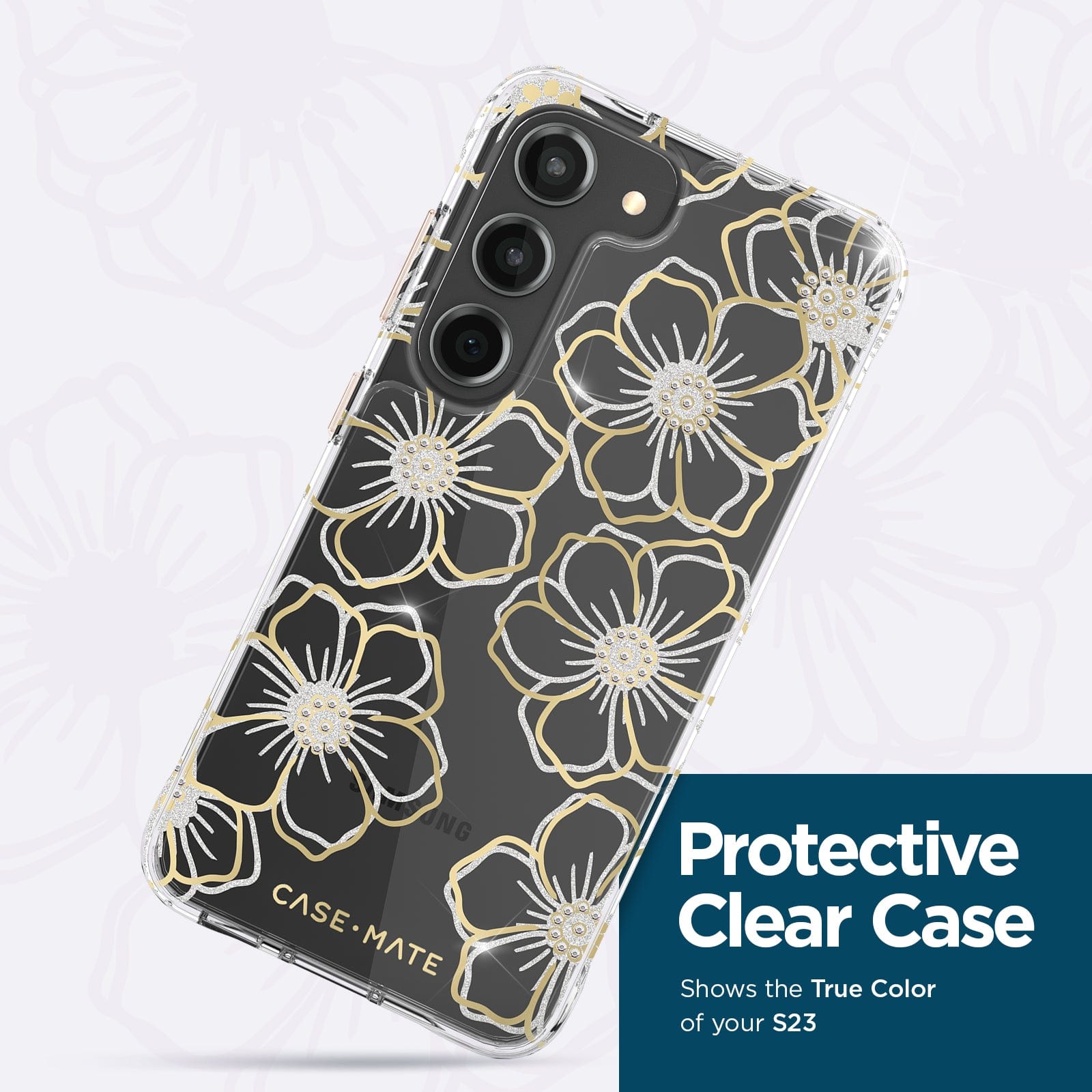 PROTECTIVE CLEAR CASE. SHOWS THE TRUE COLOR OF YOUR S23