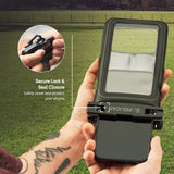 Secure Lock & Seal Closure. Safely store and protect your phone. 