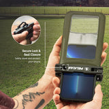 Secure Lock & Seal Closure. Safely Store and protect your phone.