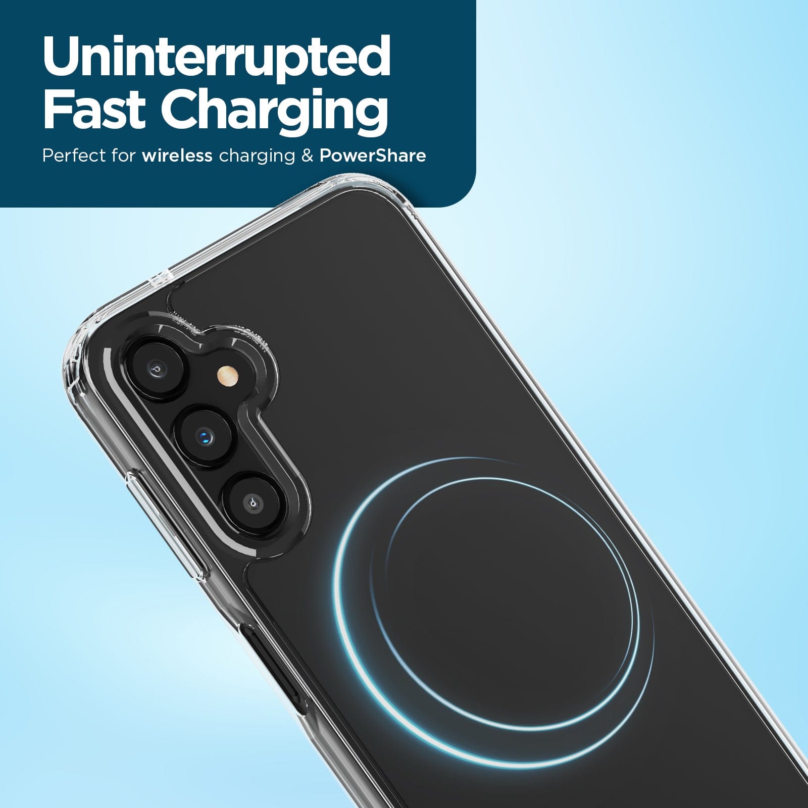 UNINTERRUPTED FAST CHARGING PERFECT FOR WIRELESS CHARGING AND POWERSHARE