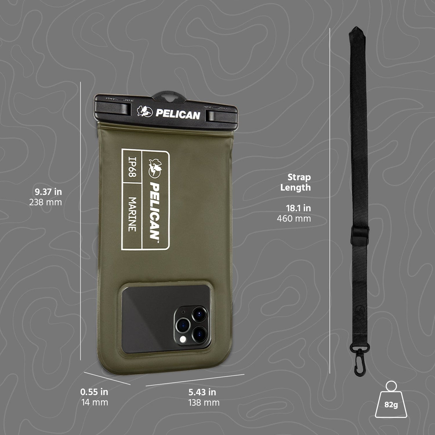 Pelican Marine Waterproof Pouch CaseMate