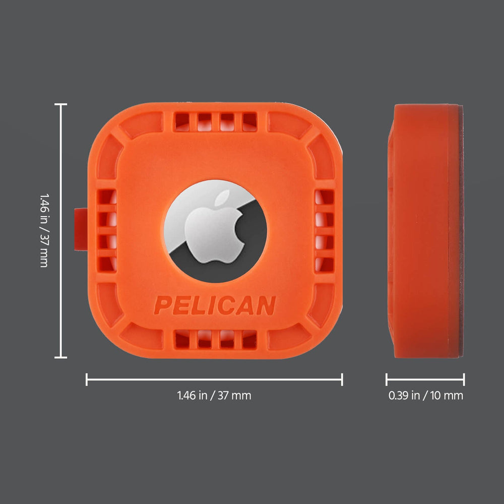 1.46 in / 37 mm by 1.46 in / 37 mm by 1.39 / 10 mm. color::Orange