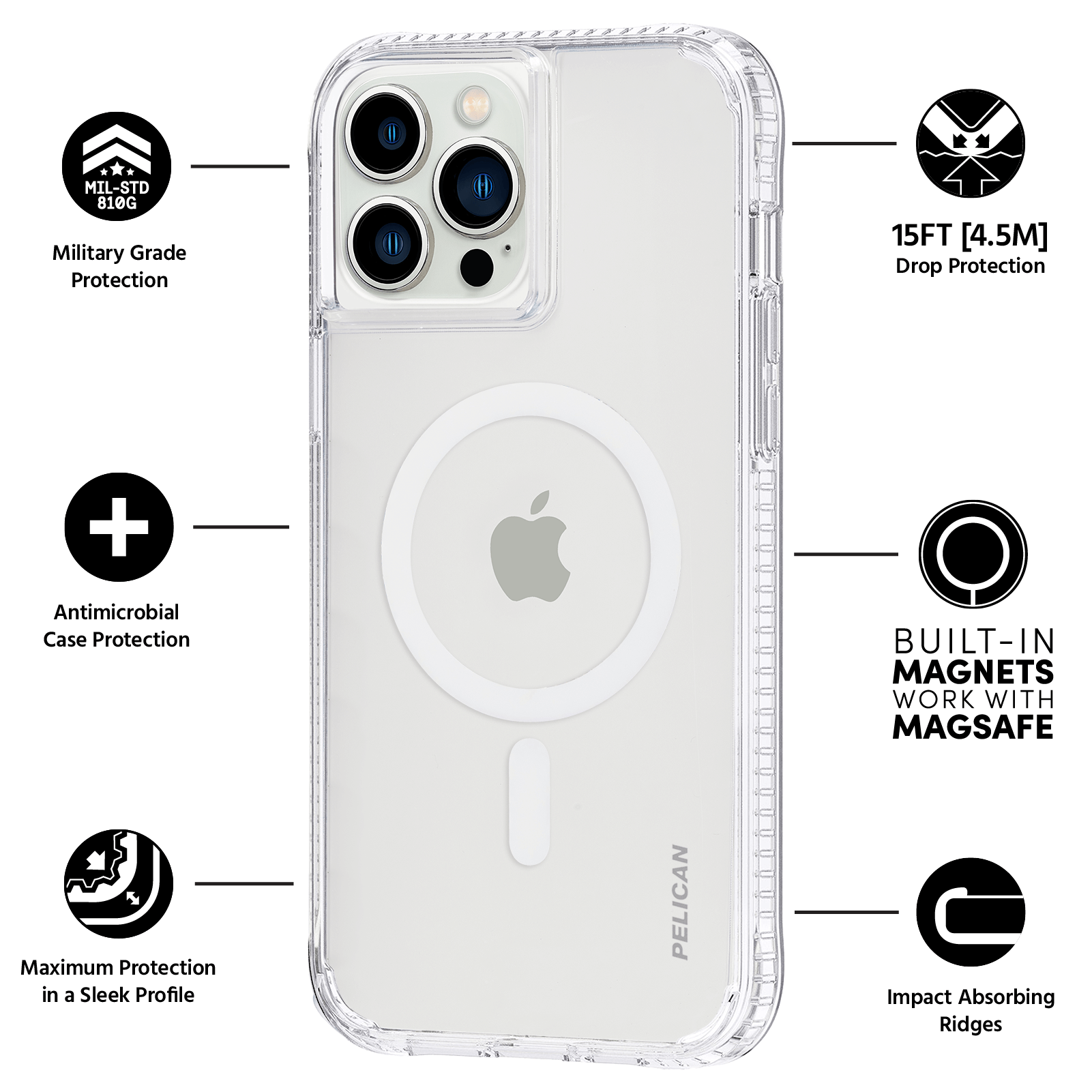 Pelican Ranger Series Apple iPhone 15 Pro Max Case [MagSafe