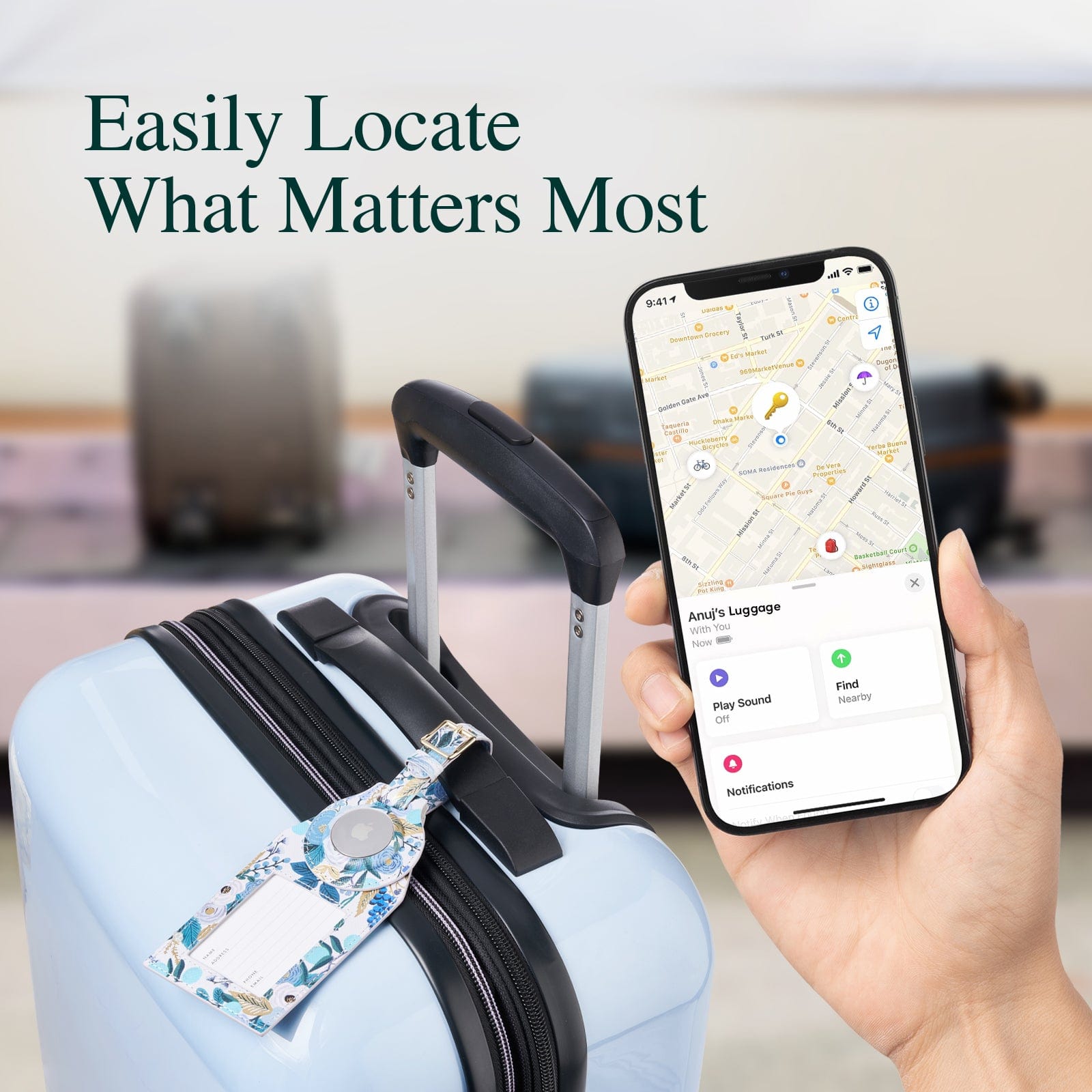 Easily locate what matters the most.