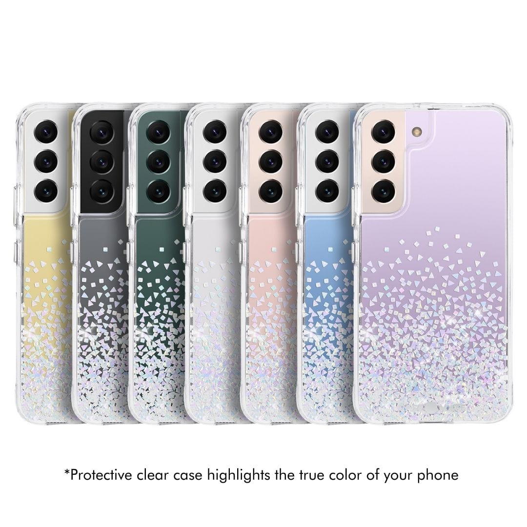 *Protective clear case highlights the true color of your phone color::Twinkle Diamond