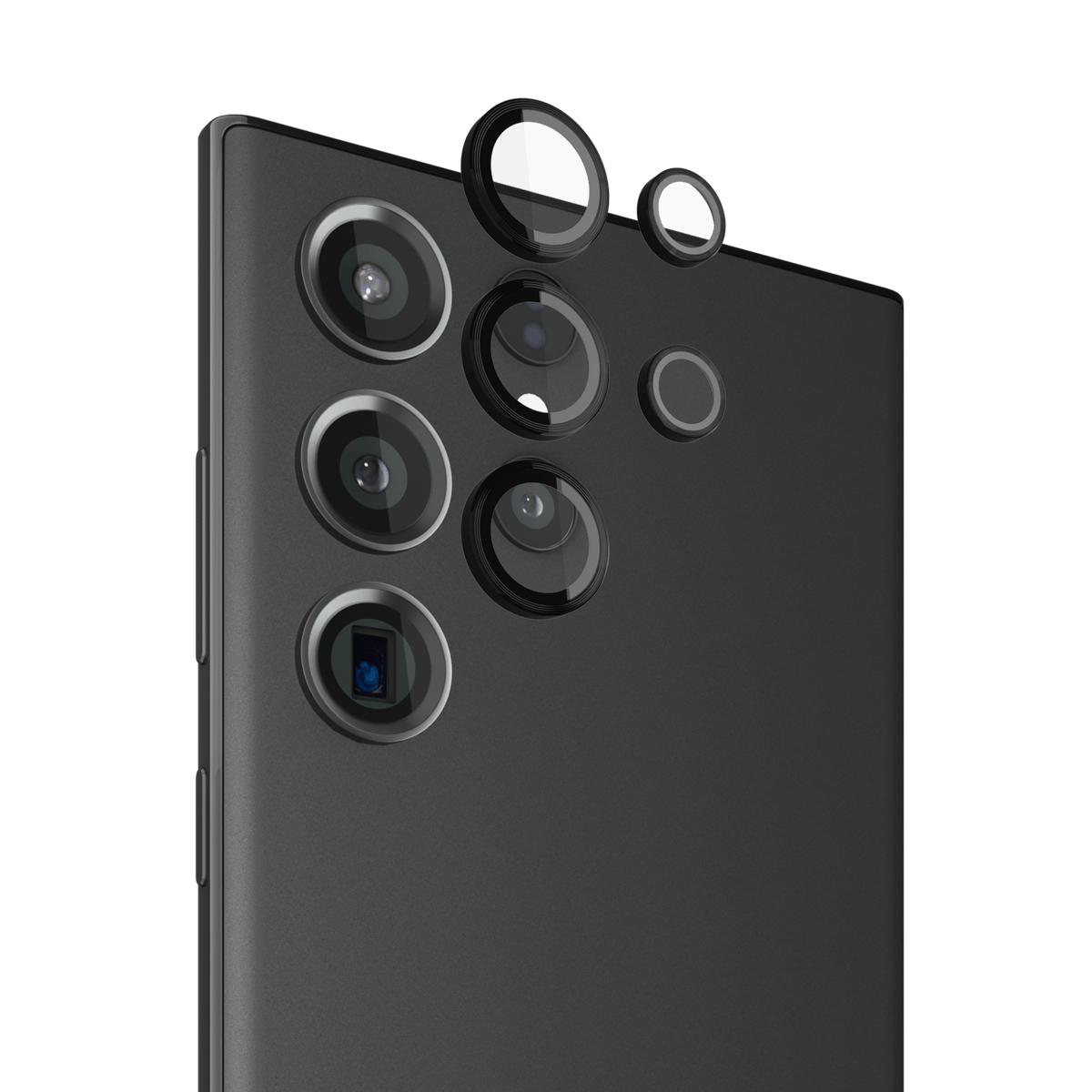 Aluminum Ring Lens Protector (Black) Galaxy S23 Ultra