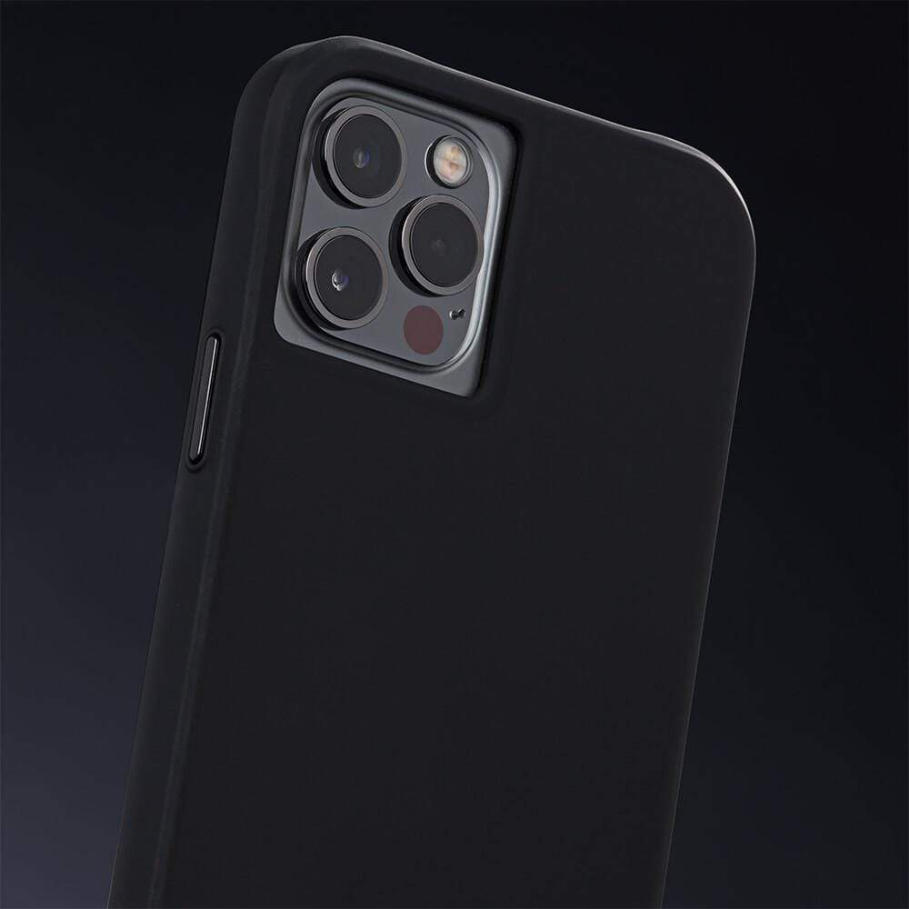 Close up of black case for new iPhone. color::Black