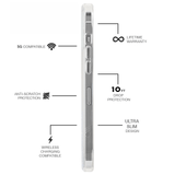 5G Compatible, Anti- Scratch Protection, Wireless Charging Compatible, Lifetime Warranty, 10 ft Drop Protection, Ultra Slim design. color::Twinkle Stardust