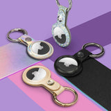 Collection shot of AirTag Keychain Case. color::Black
