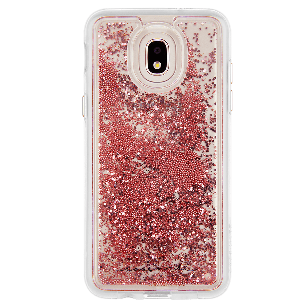 Pink Waterfall case for Galaxy J3 color::Rose Gold Waterfall