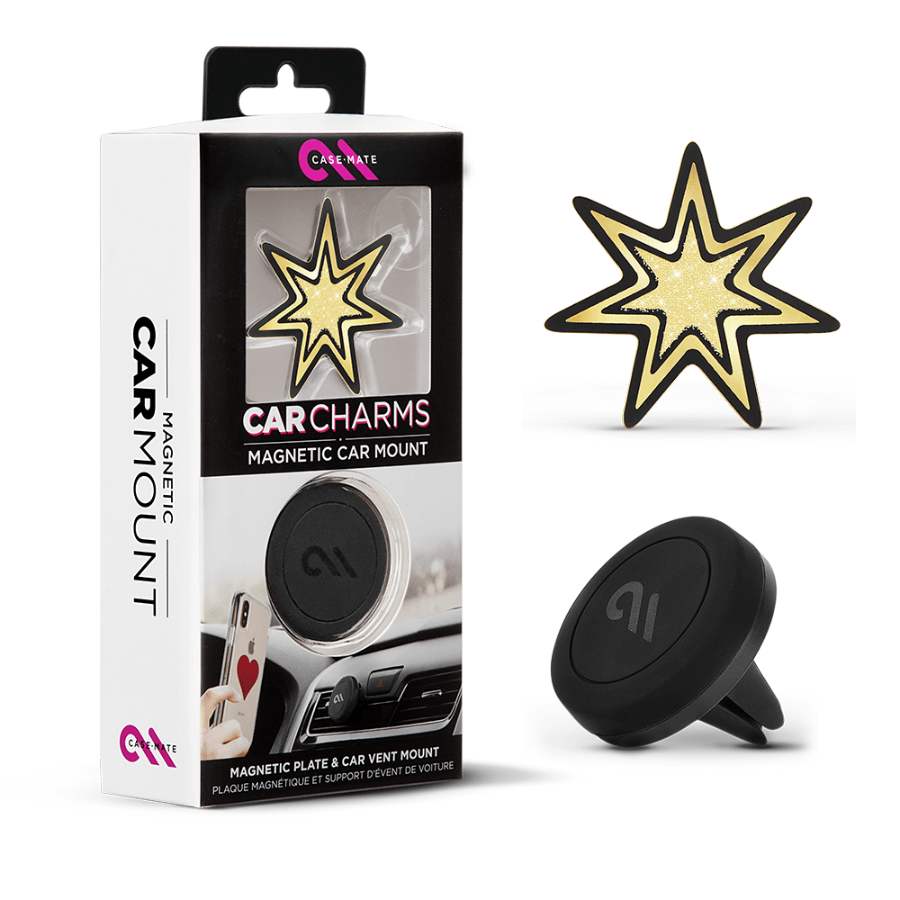 Car Charms- Universal color::Gold Star
