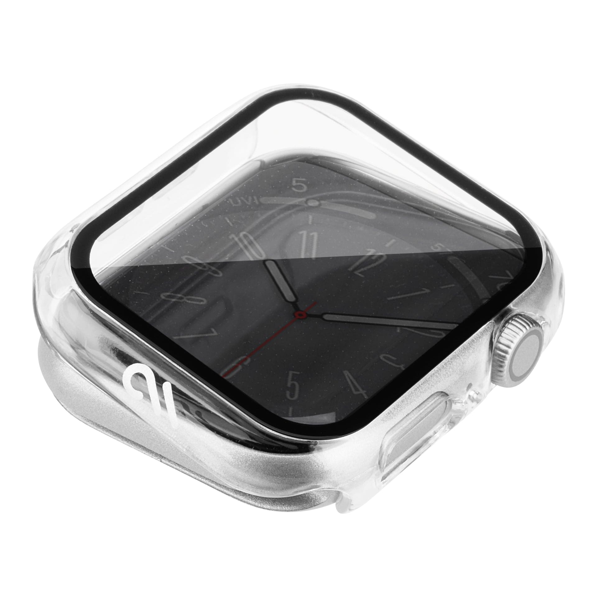 Integrated Screen Protector protects Apple Watch screen from scratches and cracks.