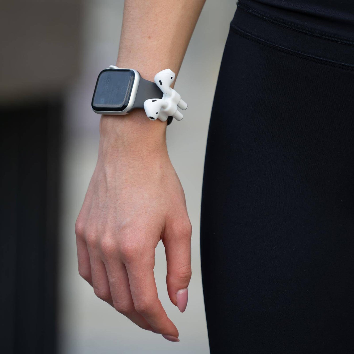 AirPods Watch Band Holder (White)