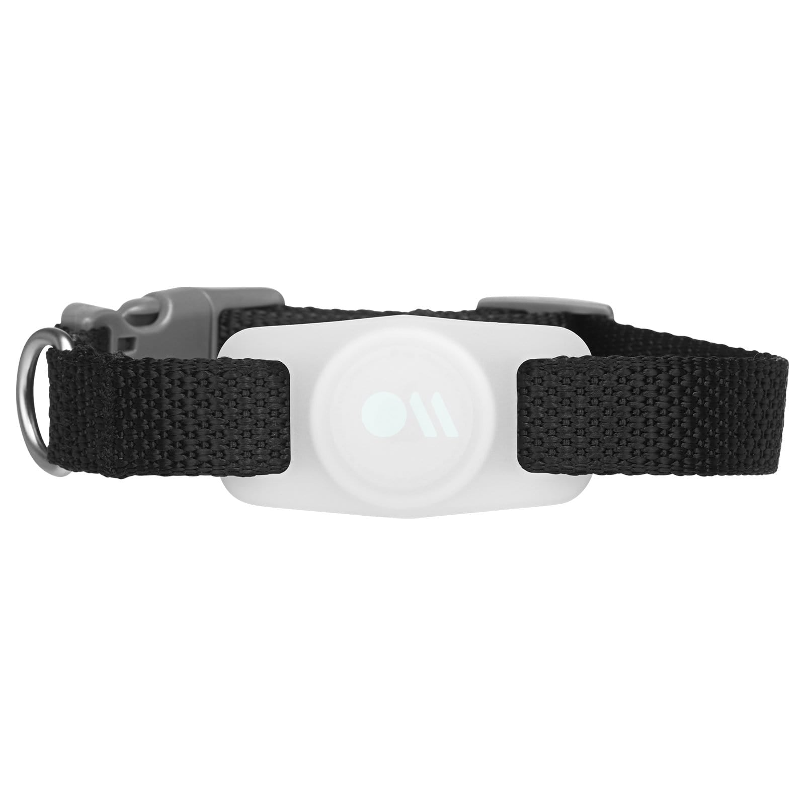 AirTag Dog Case attached to dog collar. color::Glow in the Dark
