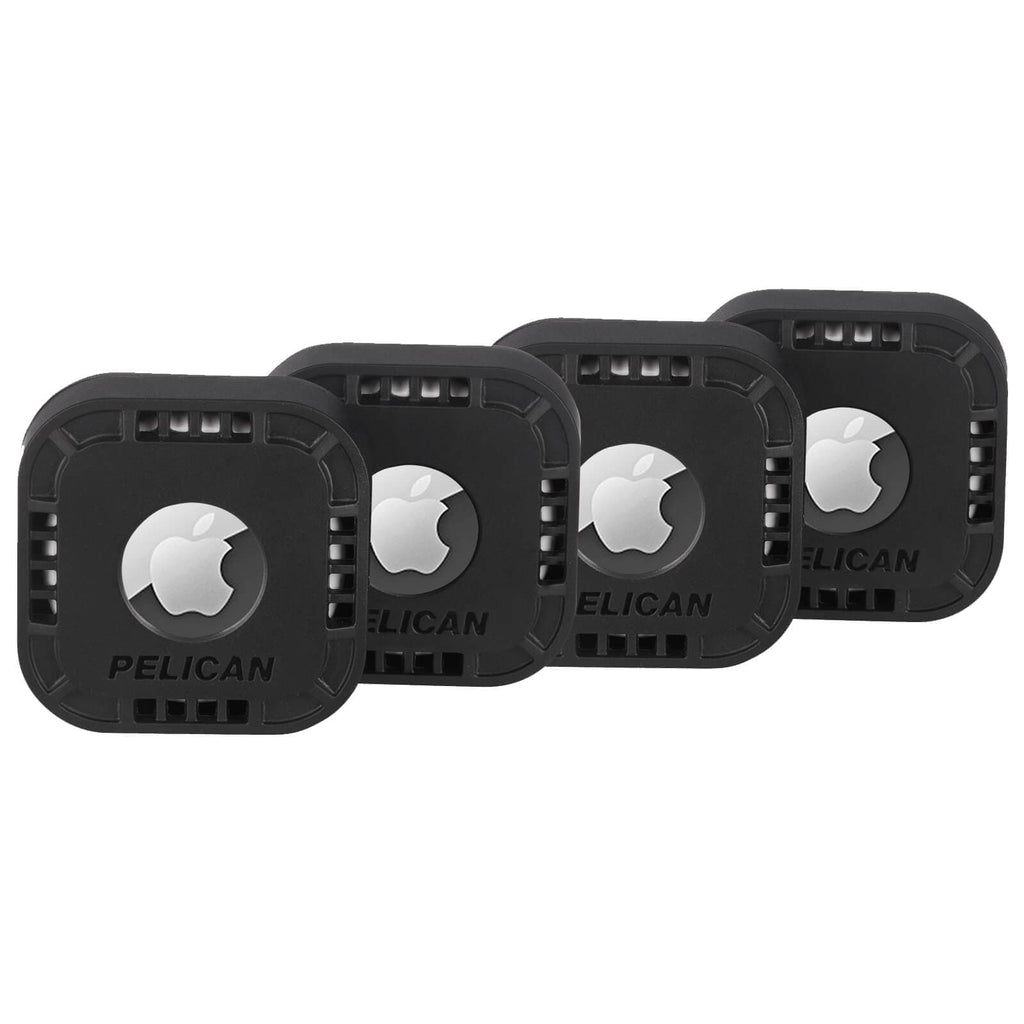Pelican Protector AirTag Sticker Mount 4 Pack (Black) - AirTag Case