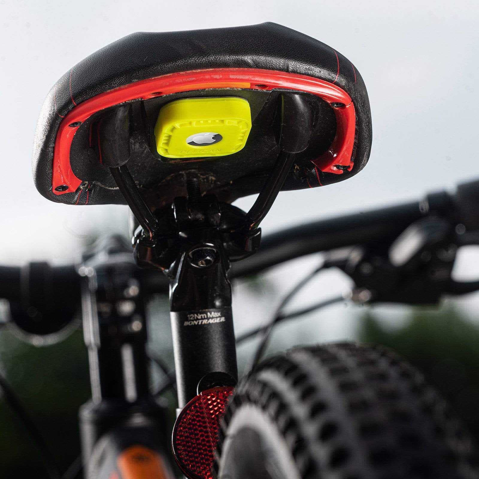Sticker mount attached to bike. color::Black/Orange/Hi-Vis Yellow/Gray