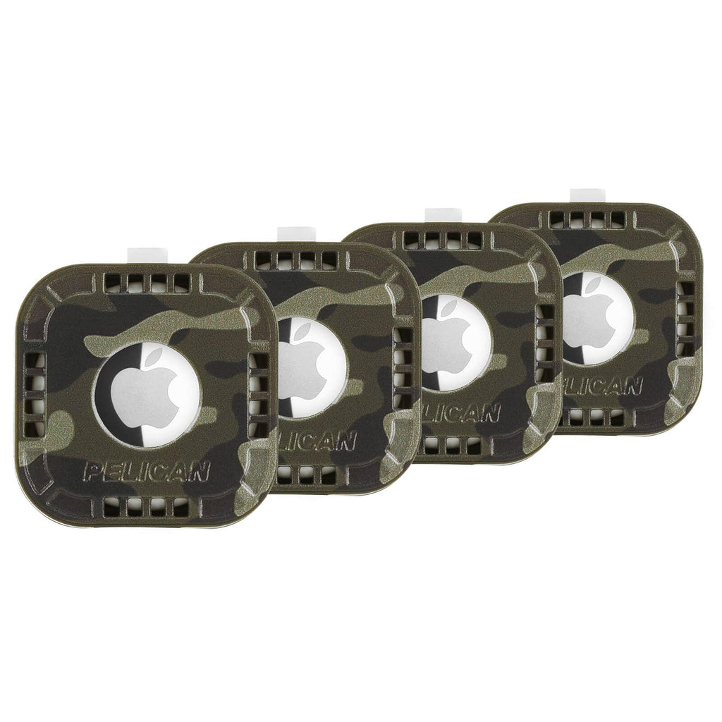 Pelican Protector AirTag Sticker Mount 4 Pack (Olive Drab) - AirTag Case