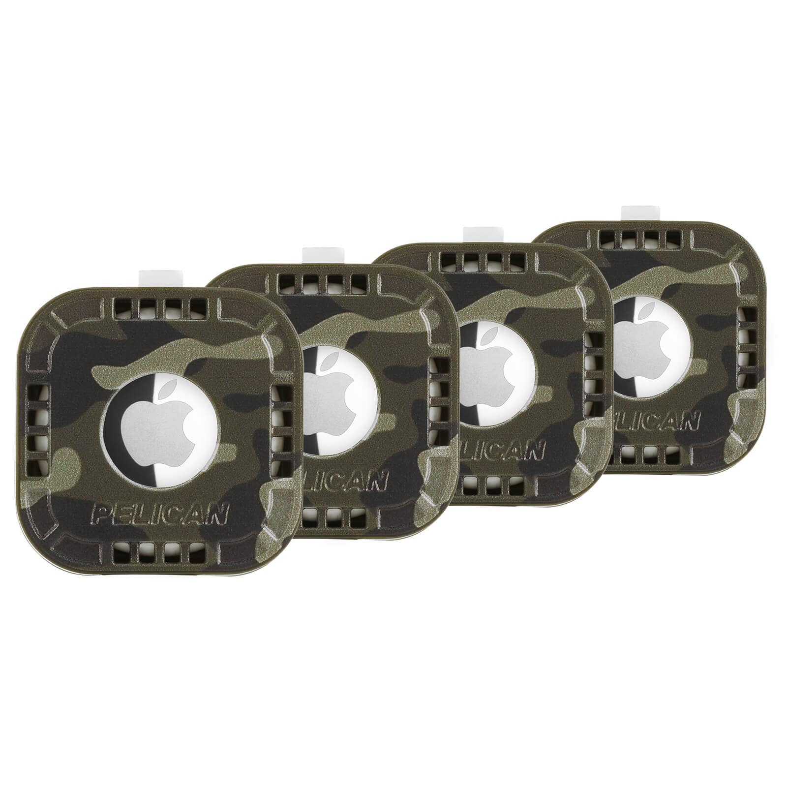 Pelican Protector AirTag Sticker Mount 4 Pack color::Olive Drab