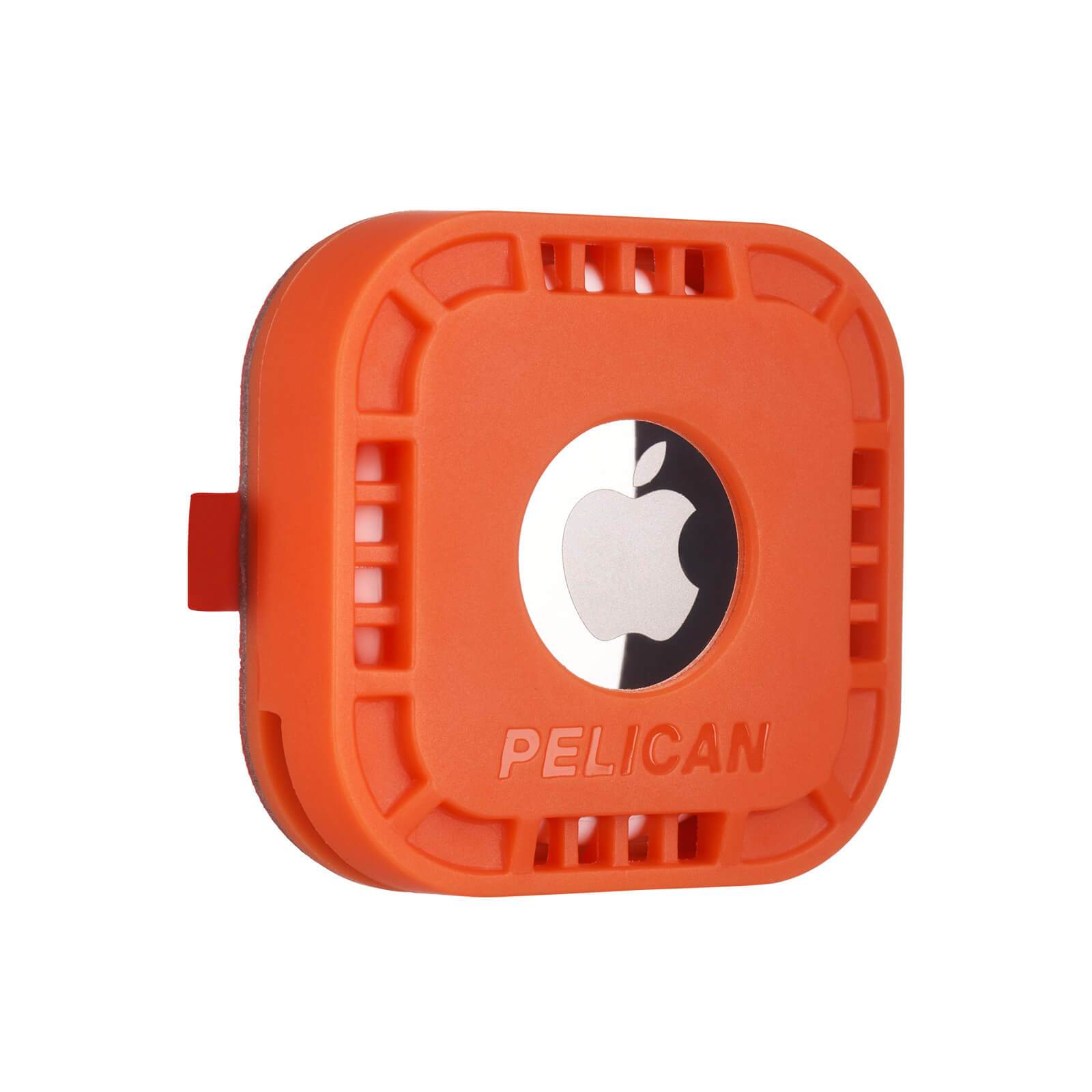 Pelican Protector durable AirTag Sticker Mount. color::Orange
