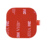 Adhesive backing of sticker mount. color::Orange