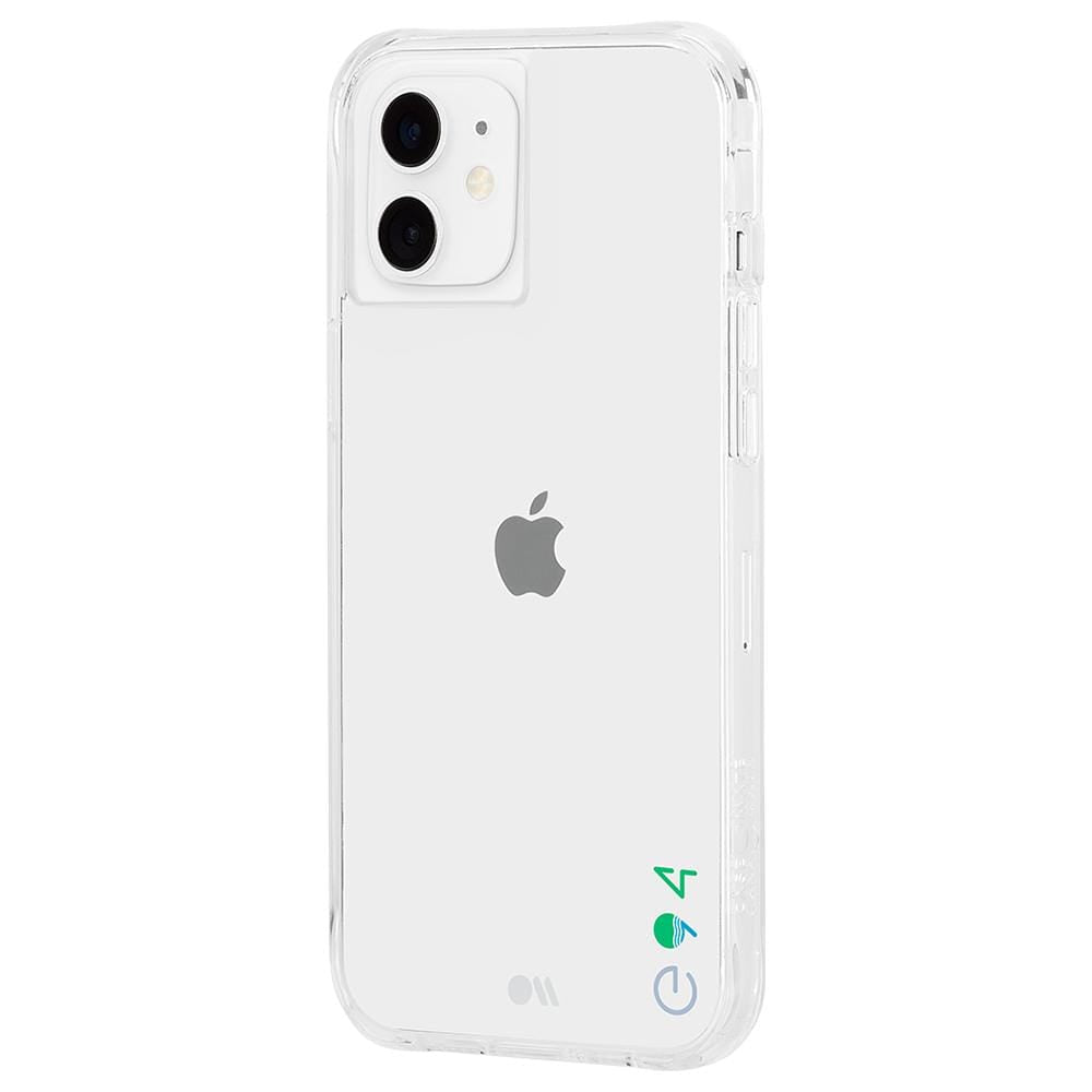 See through eco-friendly iPhone 12 Mini case. color::Clear