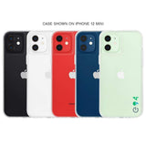 Case shown on iPhone 12 Mini. color::Clear