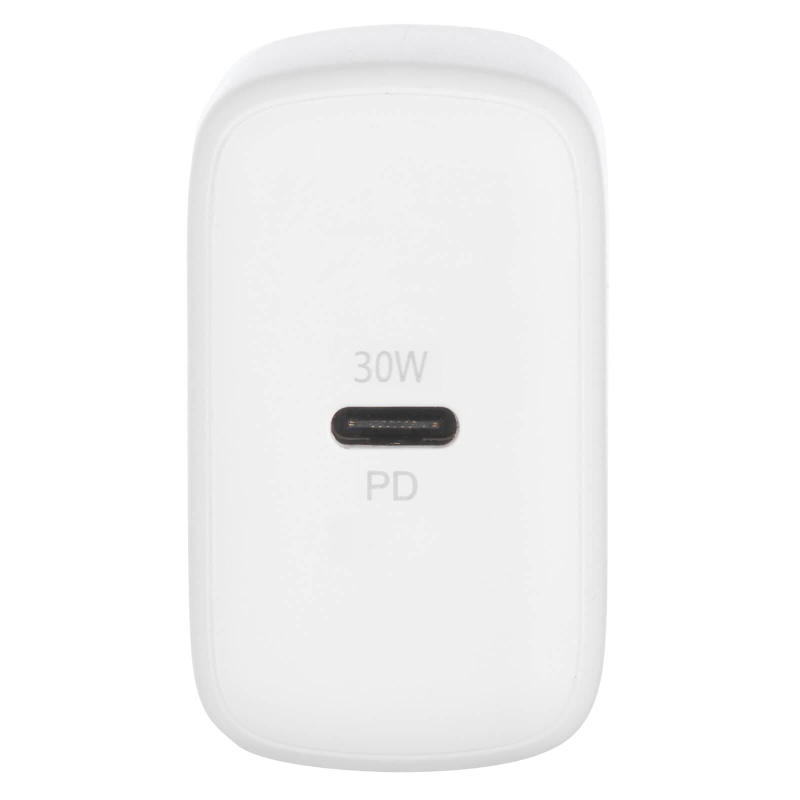 30W PD power adapter. color::White