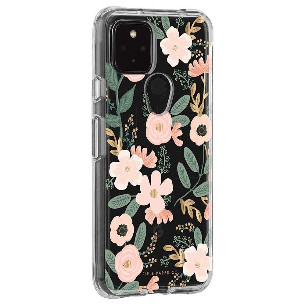 Pink flower print Rifle Paper Co. case. color::Wild Flowers