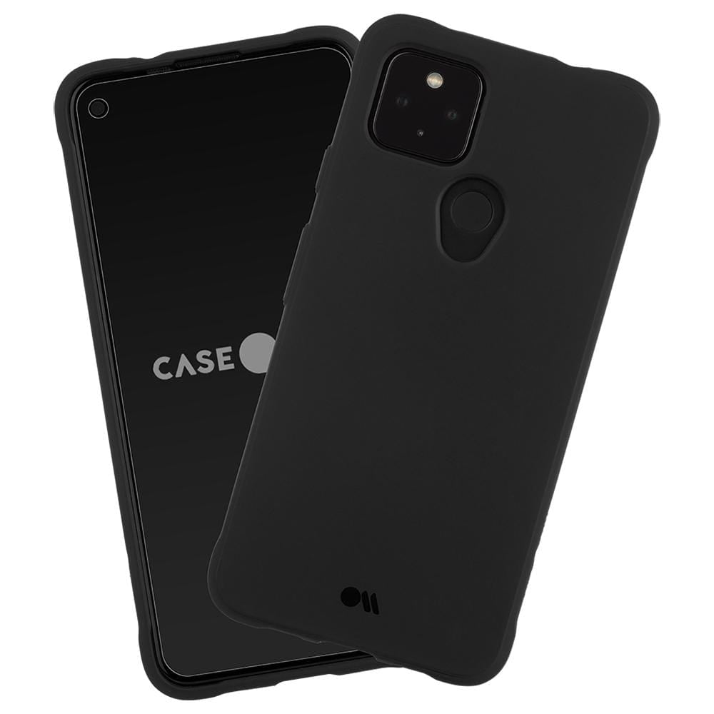 Tough Black Case + Screen Protector - Pixel 4a 5G