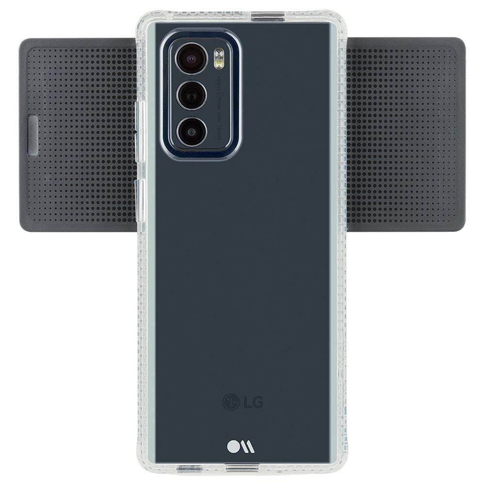 Clear, protective case for LG Wing. color::Clear