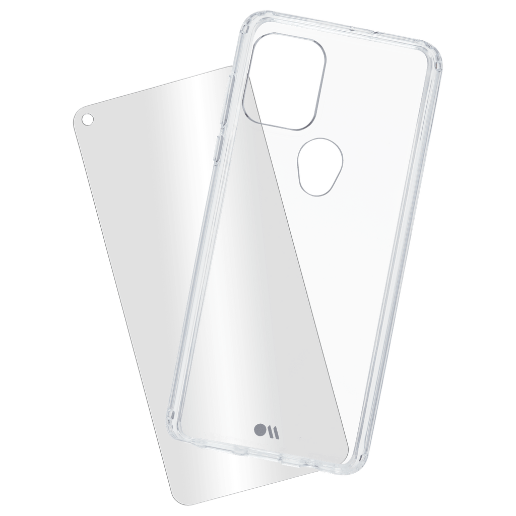 Tough Clear Case + Screen Protector - Moto G Stylus 5G 2021