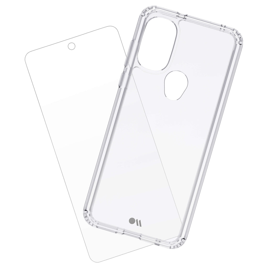 Tough Clear Case + Screen Protector - Moto G Power 2022