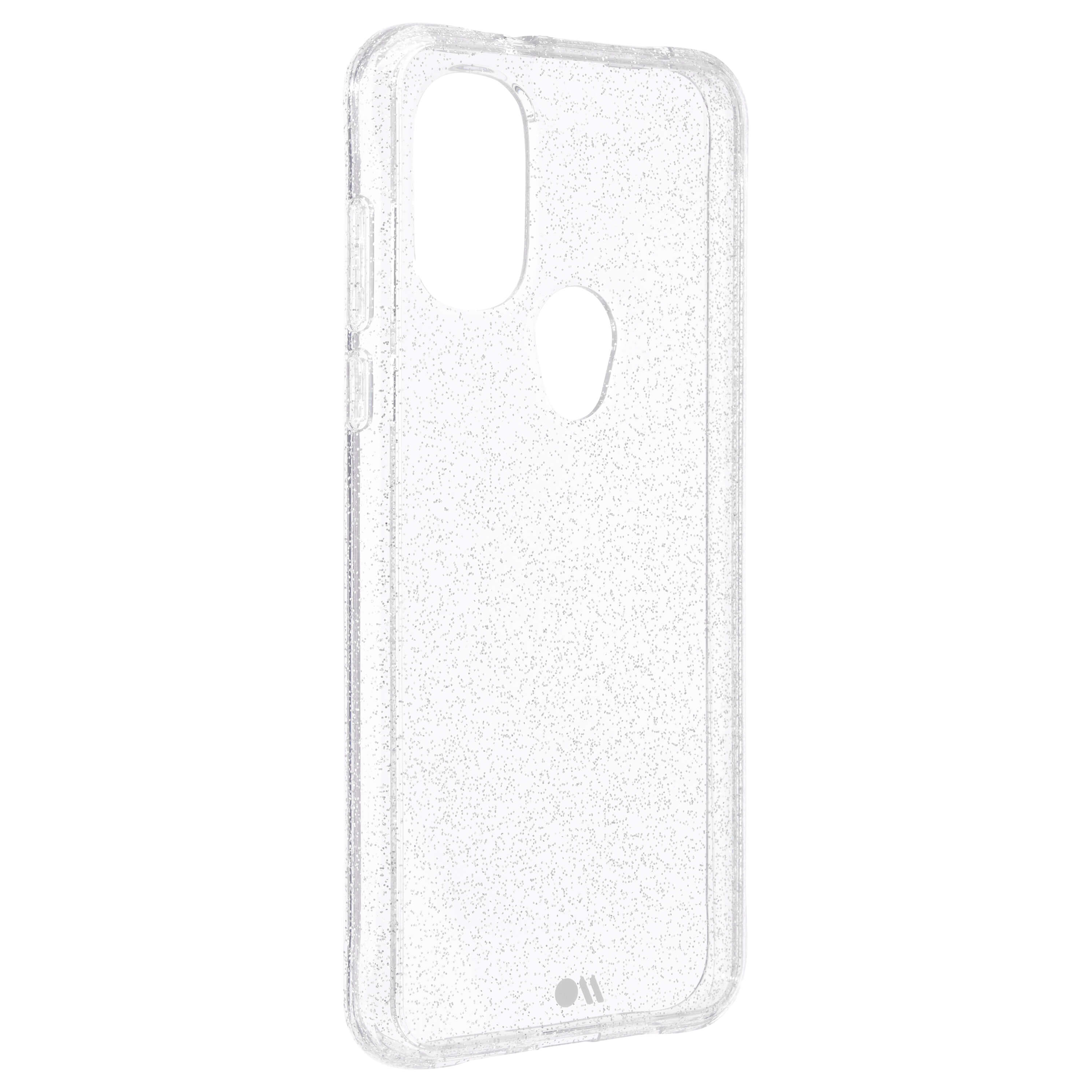 Sparkly clear case for Moto G Power 2022. color::Clear