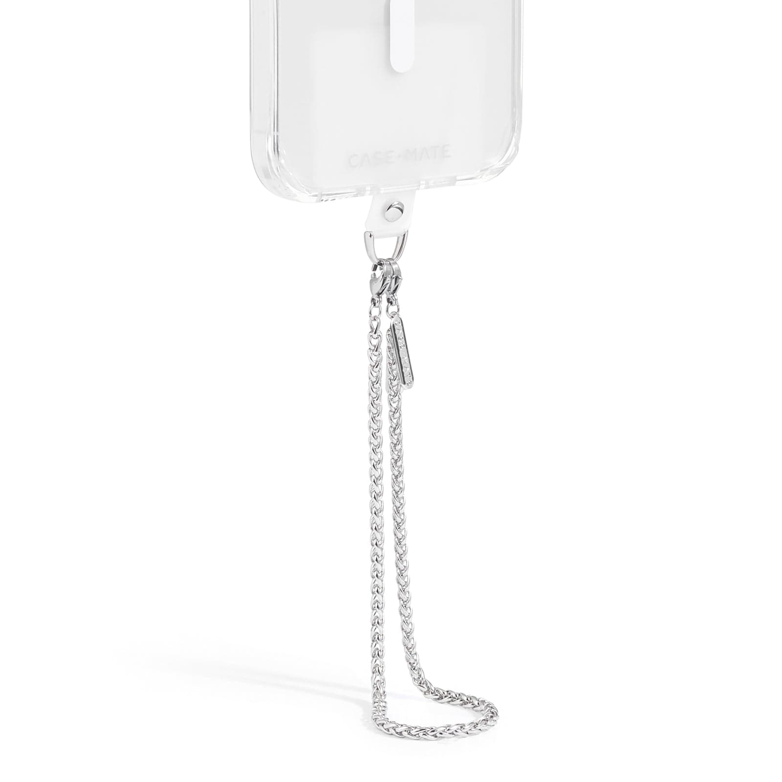 Dainty Silver Chain Phone Charm