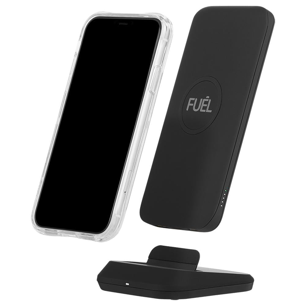 FUEL Wireless Power Bank with Charging Dock- Wireless Charger color::Black