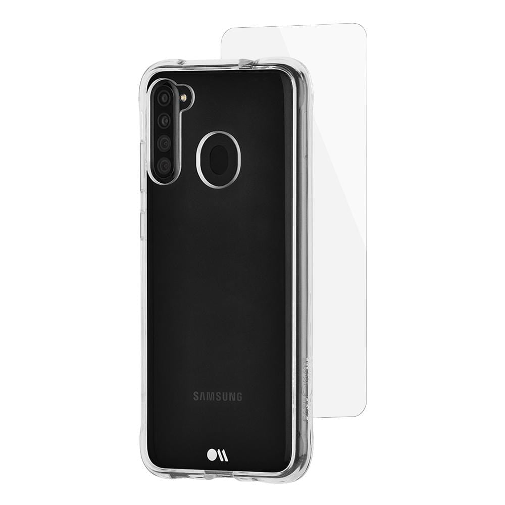 Tough Clear Case + Screen Protector - Galaxy A21